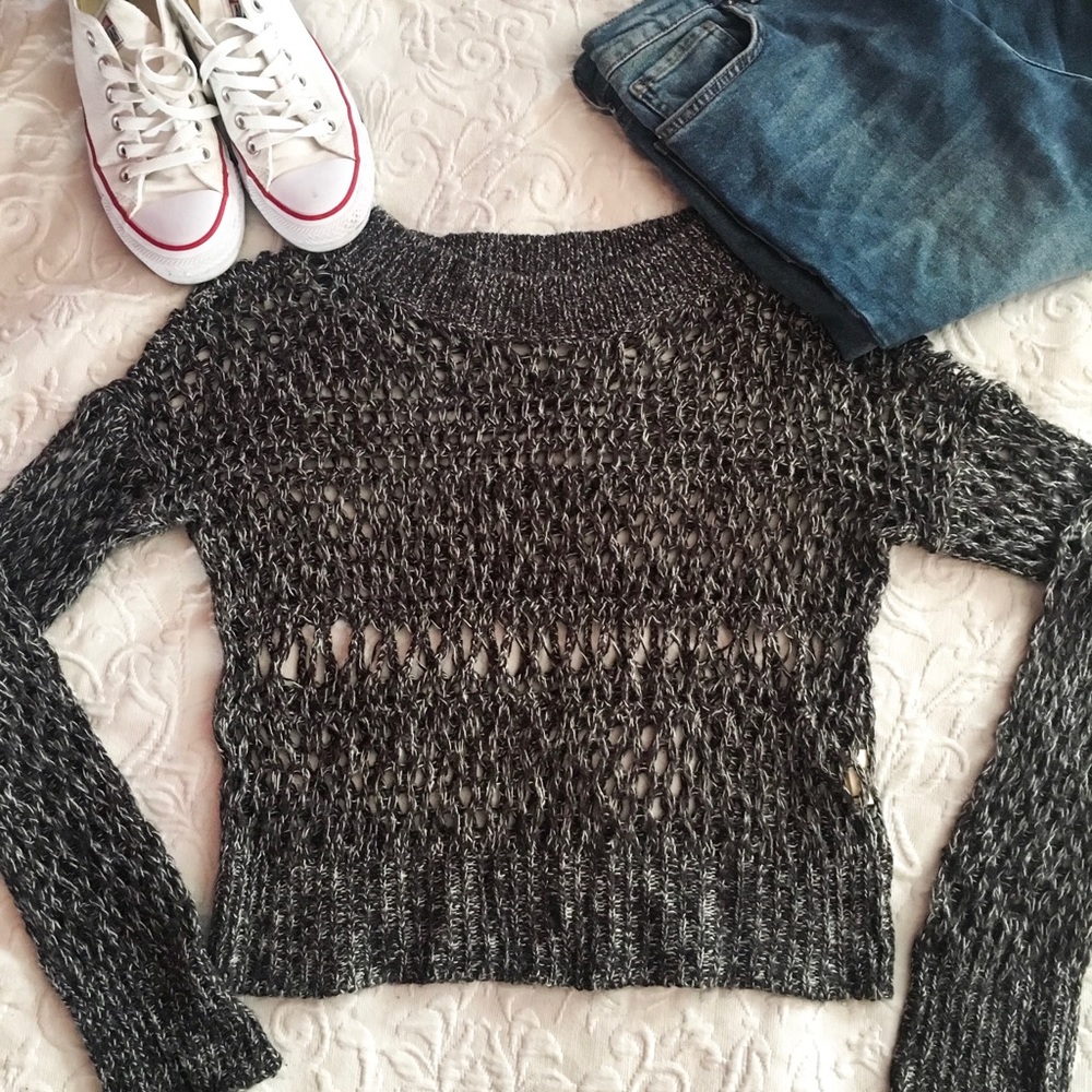Decree Open-Knit Sweater